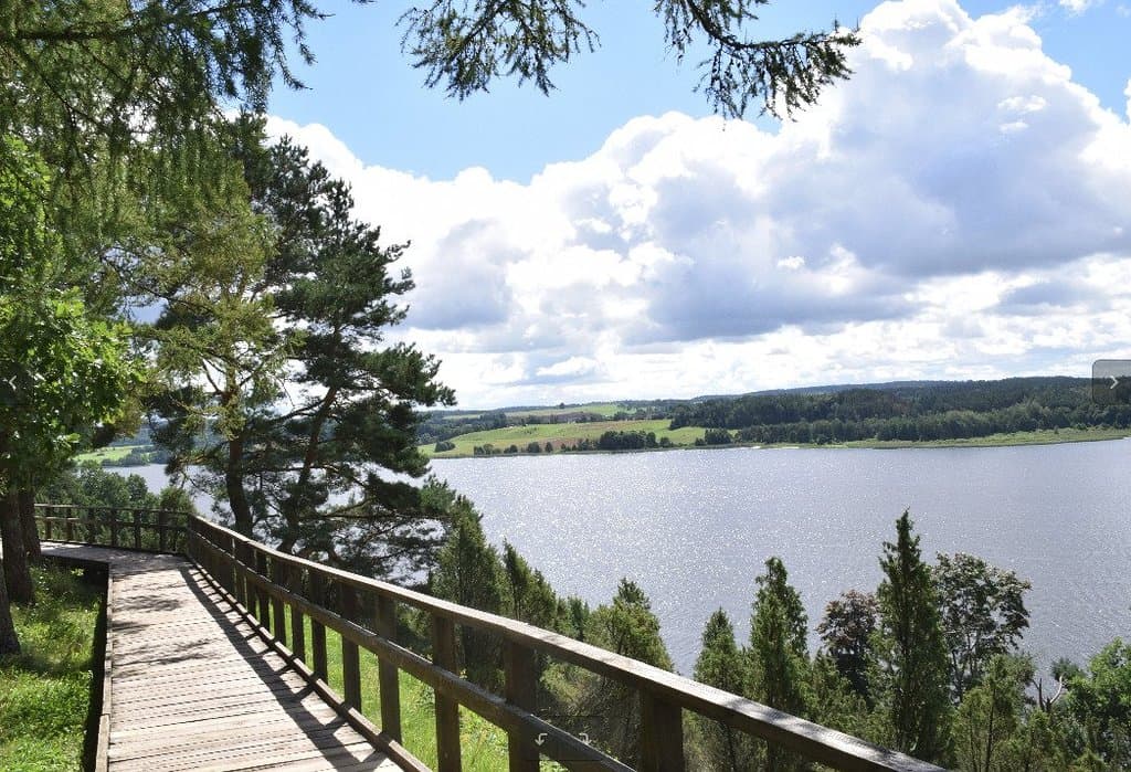 View to Kaunas lagoon