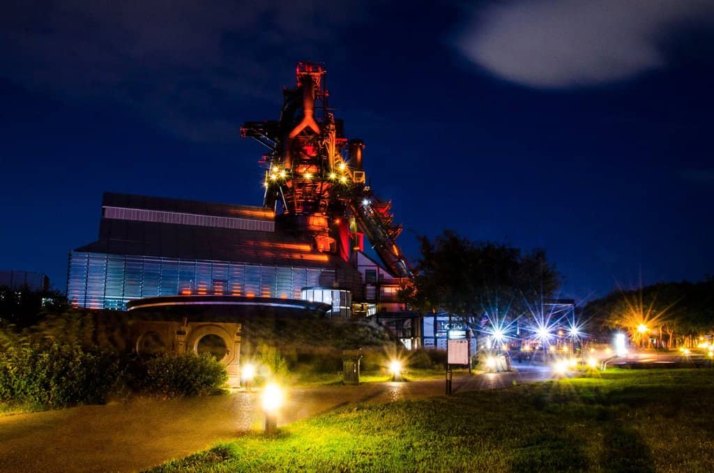 Blast Furnace Light Show