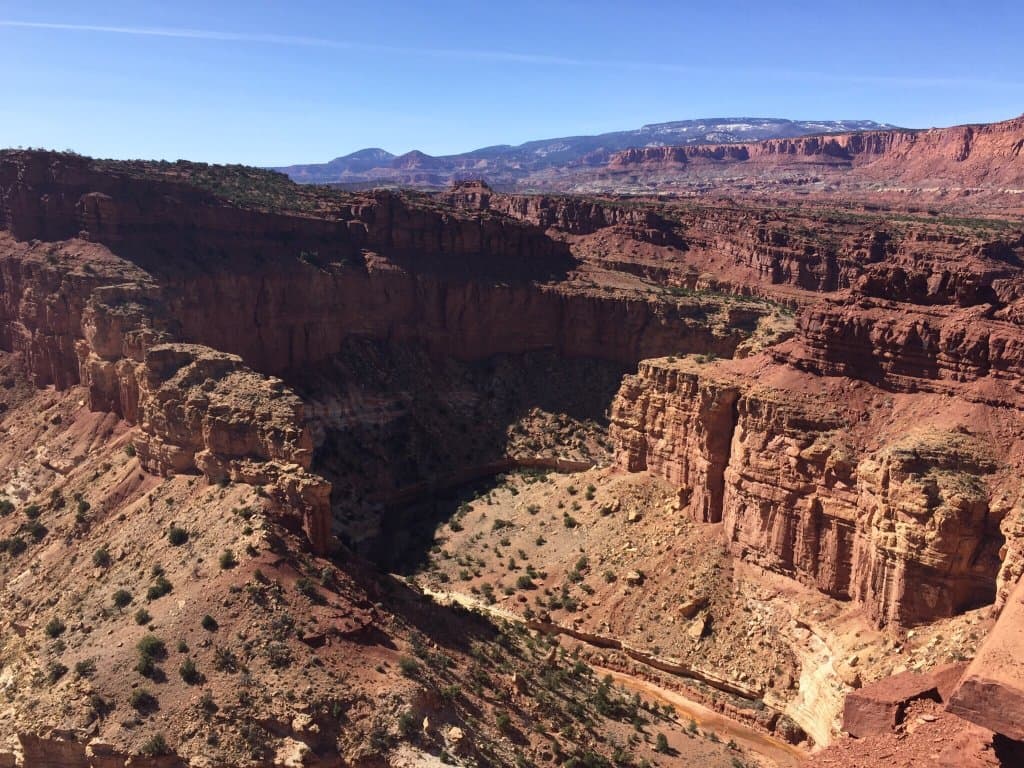 Goosenecks Overlook Capitol Reef National Park