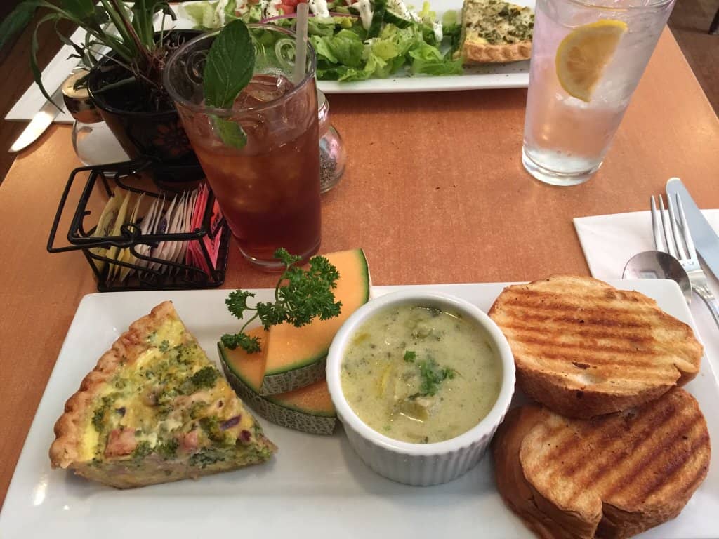 Crab Quiche and Spicy Southwest Soup