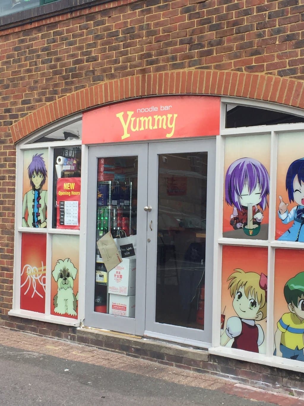 Yummy Noodle bar in Enterprise Centre next to Eastbourne train station