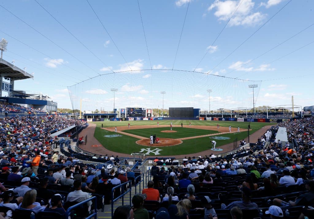 The newly renovated Steinbrenner Field.
