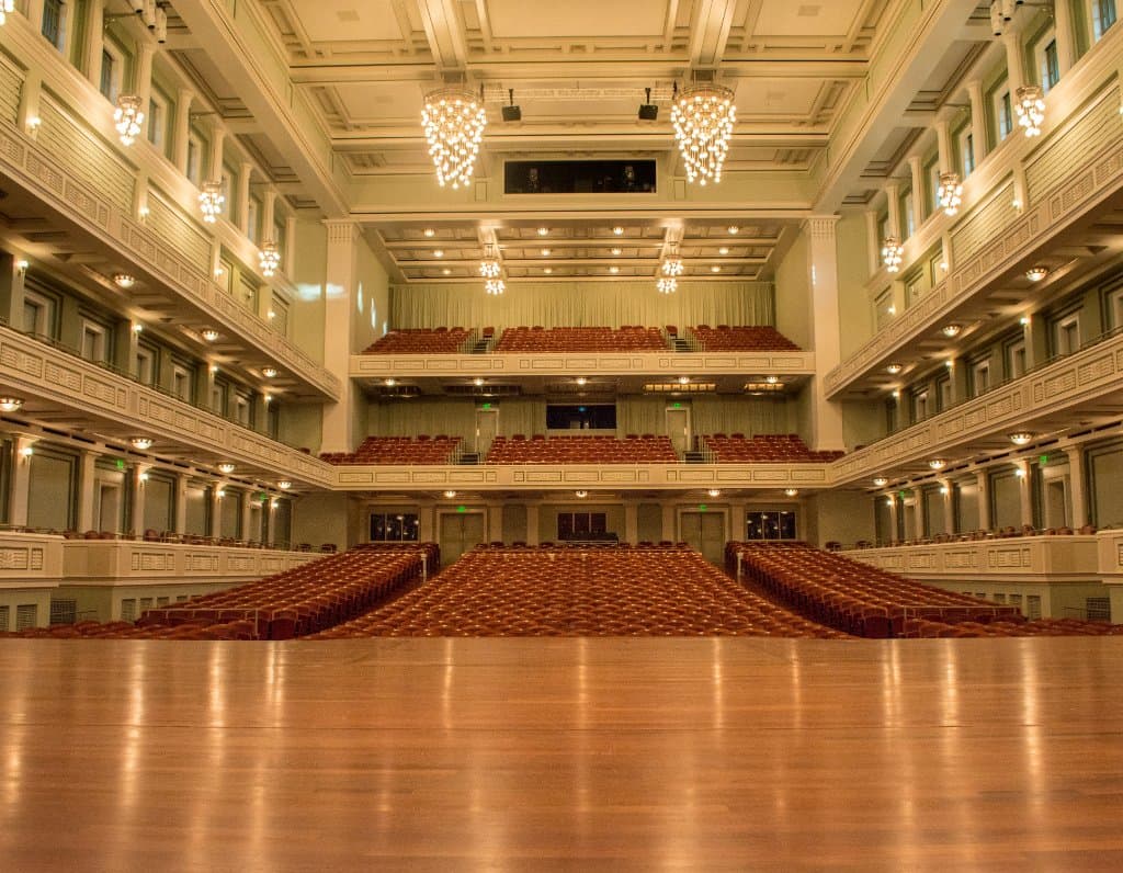 Laura Turner Concert Hall seats 1,800 people