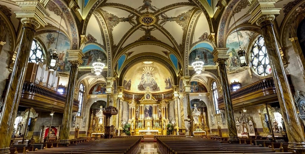 Baroque Interior of St. John Cantius Church