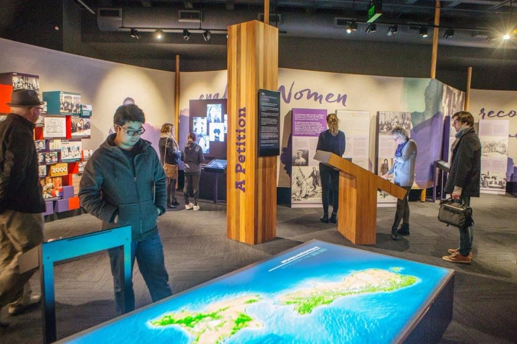 He Tohu has an interactive area where visitors can learn about the documents