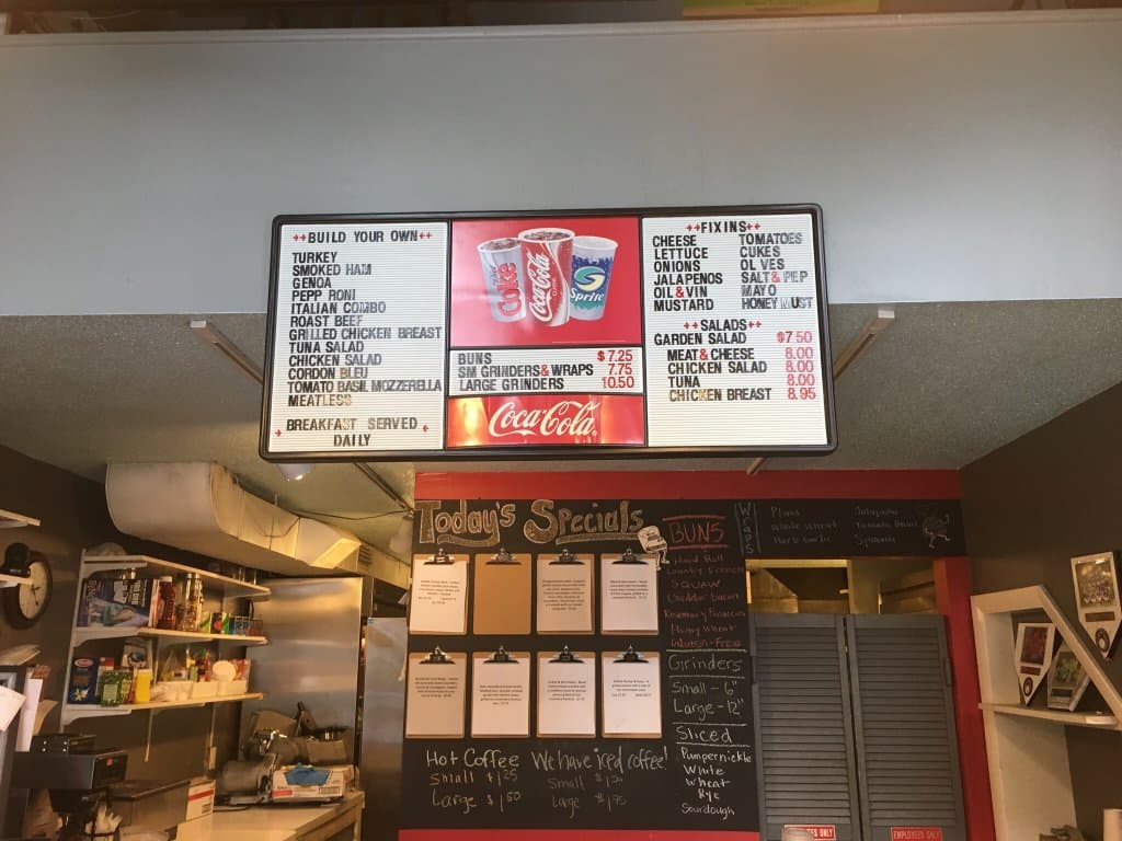 Located in a strip center area. Open until 2:30. Daily specials. Only take out.