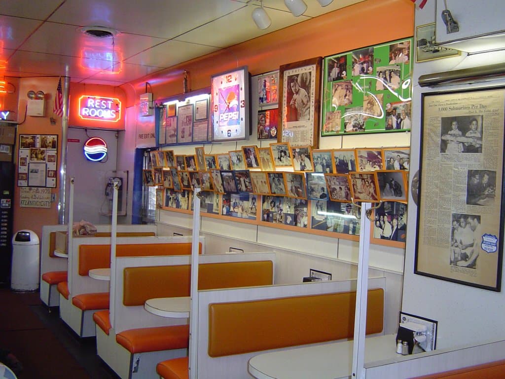 Inside of shop has not changed much.