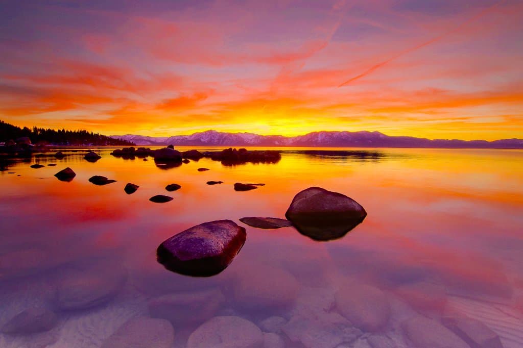 Lake Tahoe at Sunset