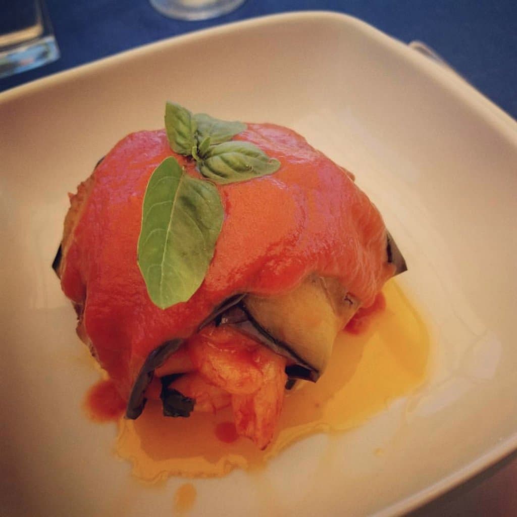 Mauritzio beautifully plated our dishes for us to enjoy. Pasta alla Norma