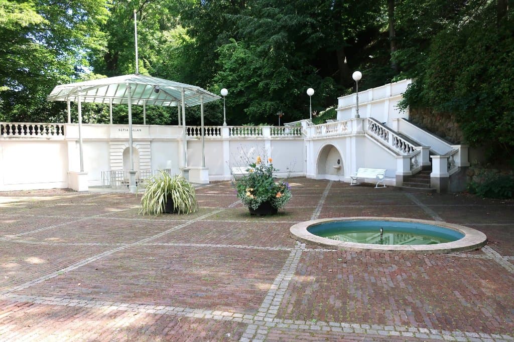 Sofiakällan nedanför Öresundsparken, vid Hälsobacken. Foto: Lina Hiltunen, Helsingborgs stad.