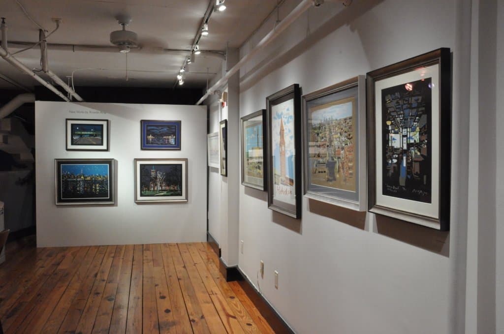 Upper Gallery art exhibit - Ricardo Roig