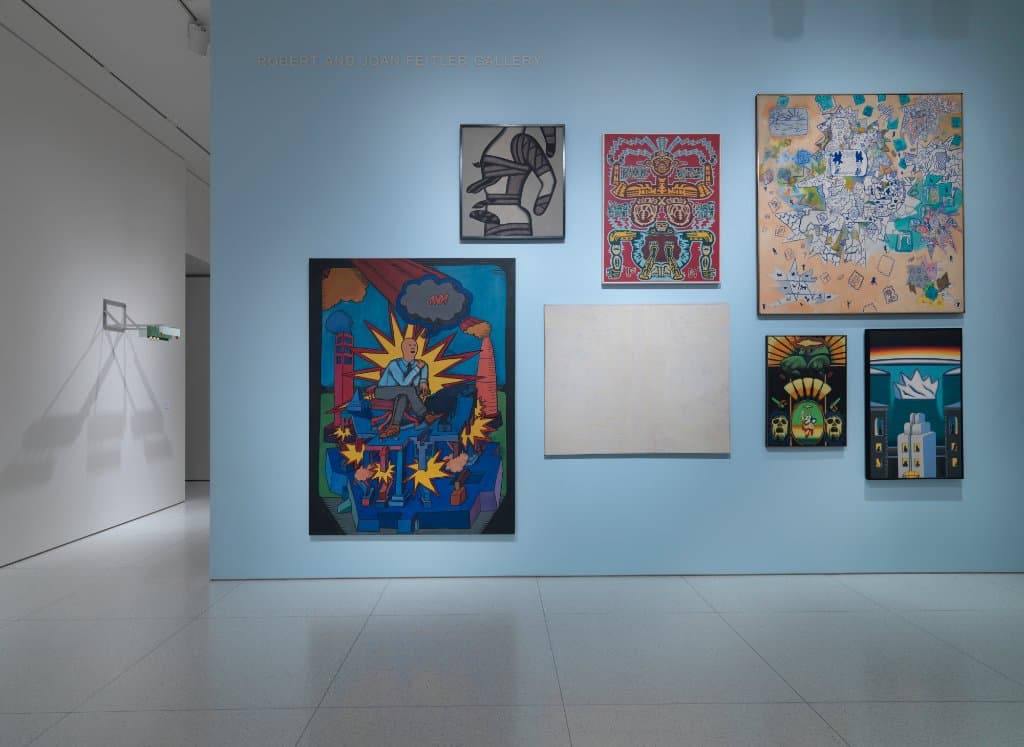 The Smart's collection includes works by artists connected to Chicago, like the Imagists