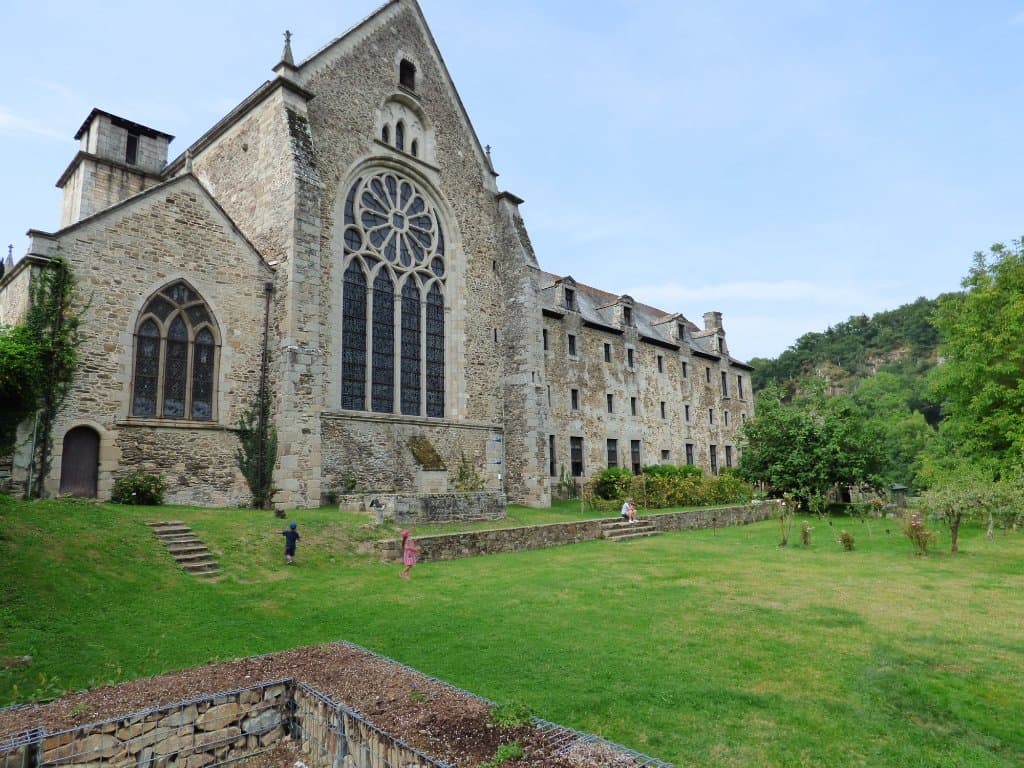 External view of the Abbey and grounds