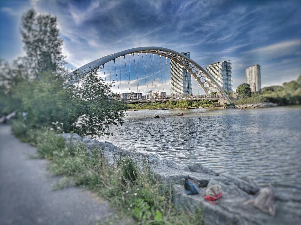 Humber Bay Arch Bridge Toronto