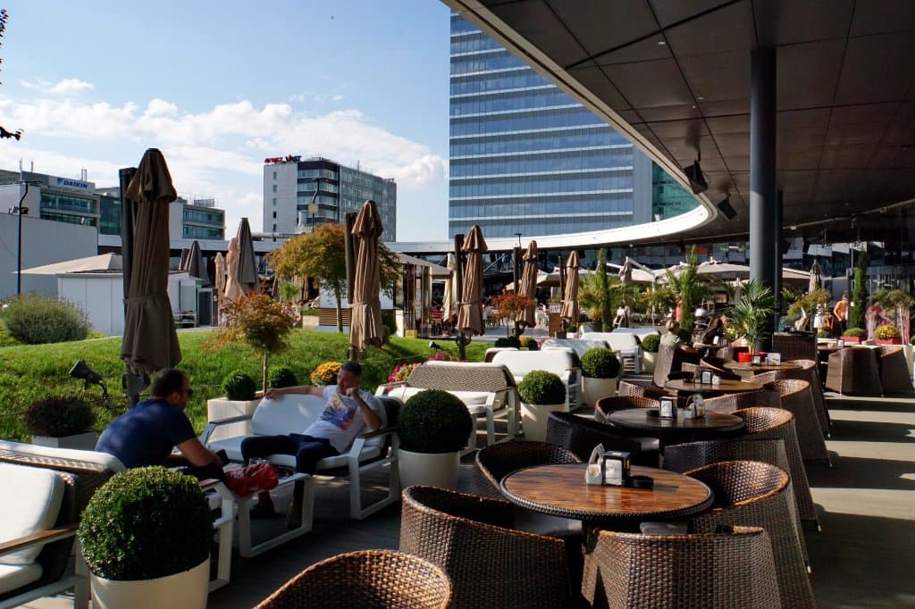 кафе на крыше