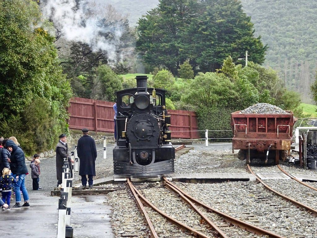 L509 Steam Train Getting Ready to Depart