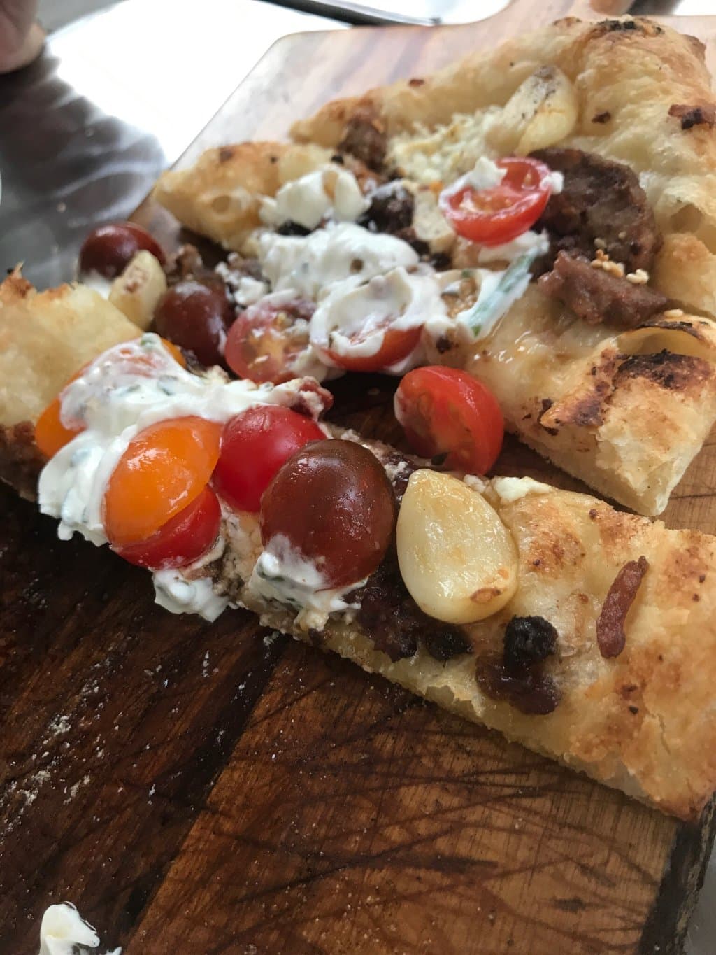 French Greek pizza
