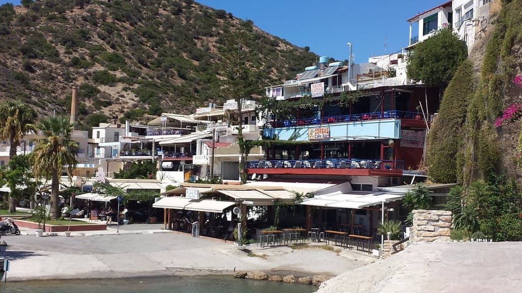 Village Alleys and Tavernas