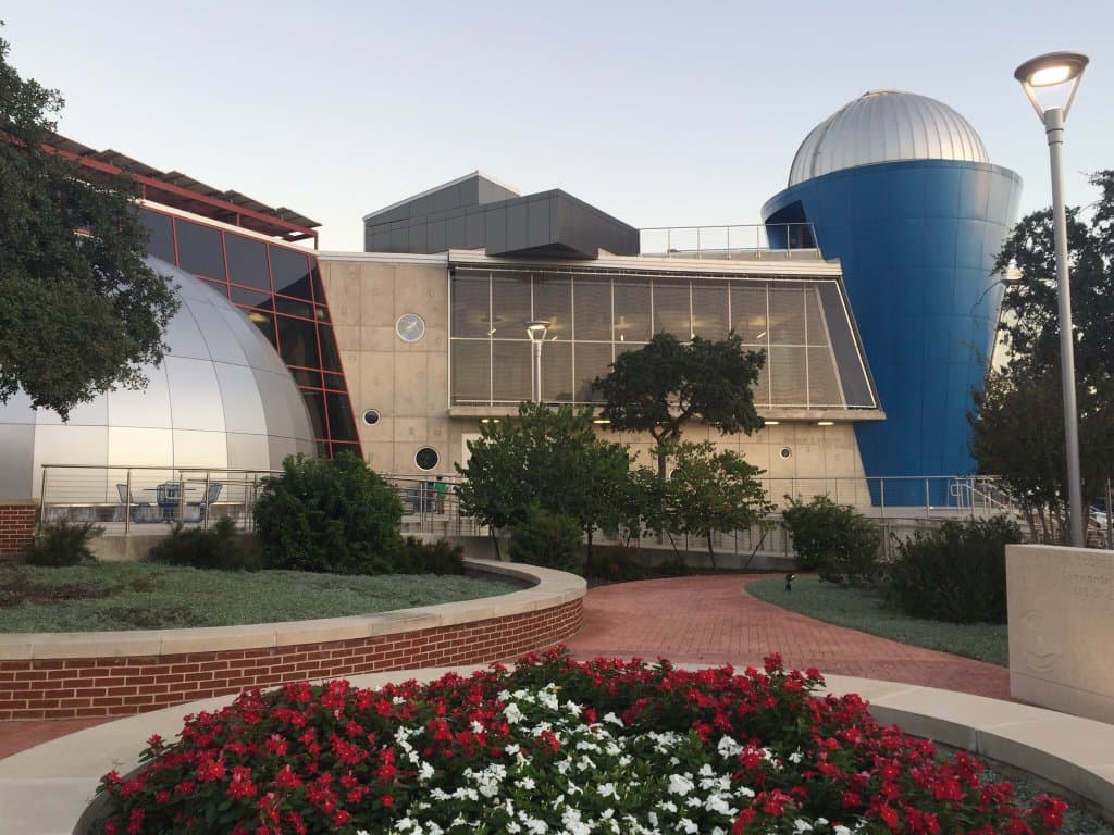 The Scobee Planetarium is on the campus of San Antonio College. There is also a memorial Garden