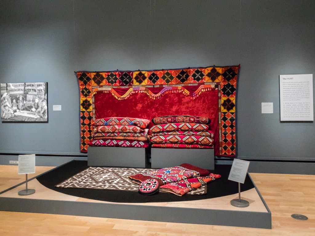 Central Asian Furnishings for a nomadic Yurt, 20th century