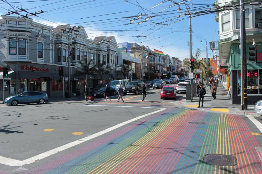 Rainbow Crosswalks & Flags