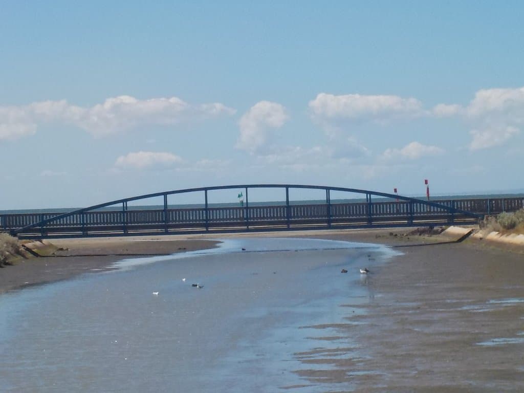 Bridge from Cresser Reserve for Foreshore Trail