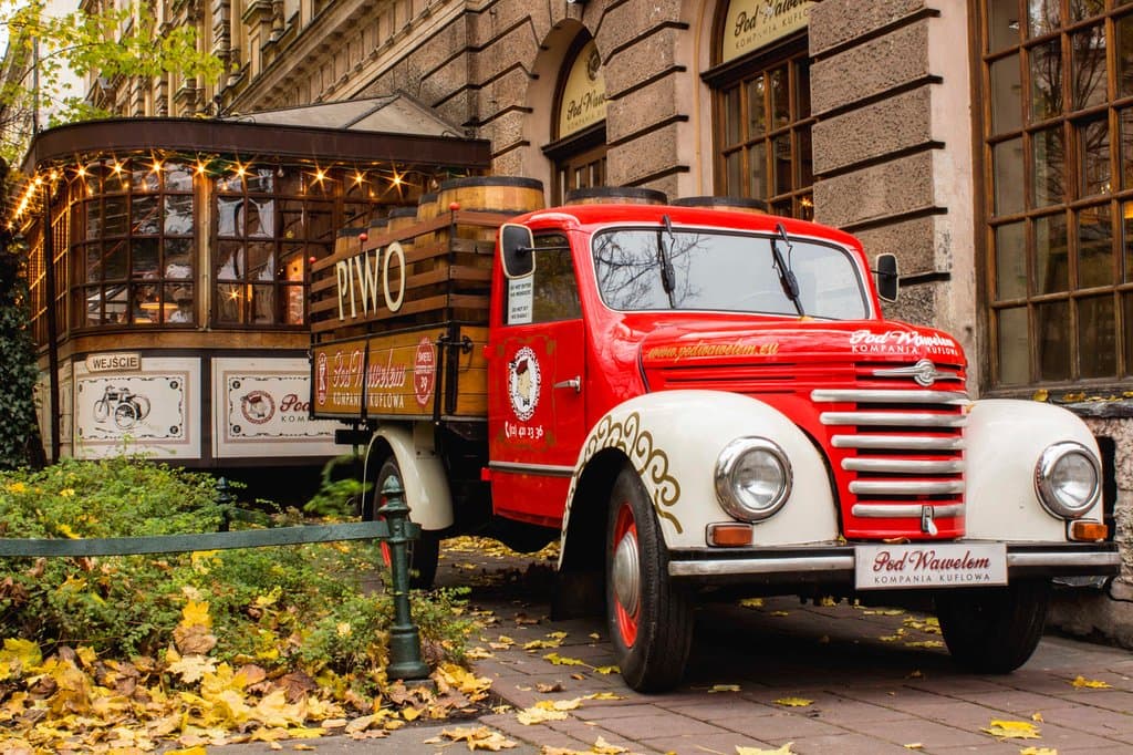 Wystrój przez Restauracją