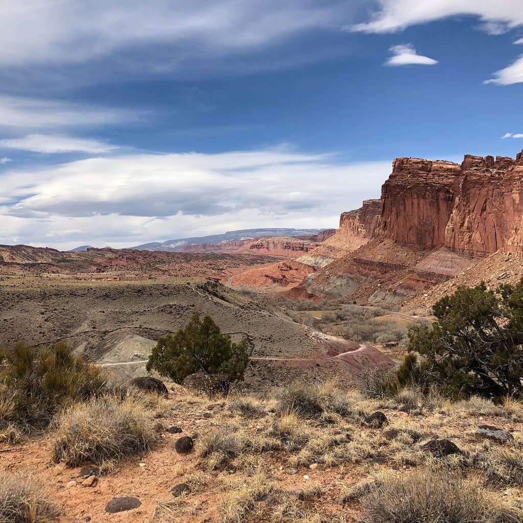 Cohab Canyon Trail Capitol Reef National Park