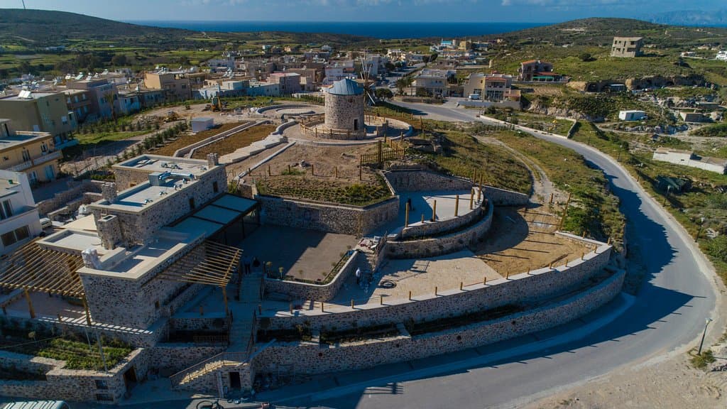 Mylotopi's renovated 19th century buildings