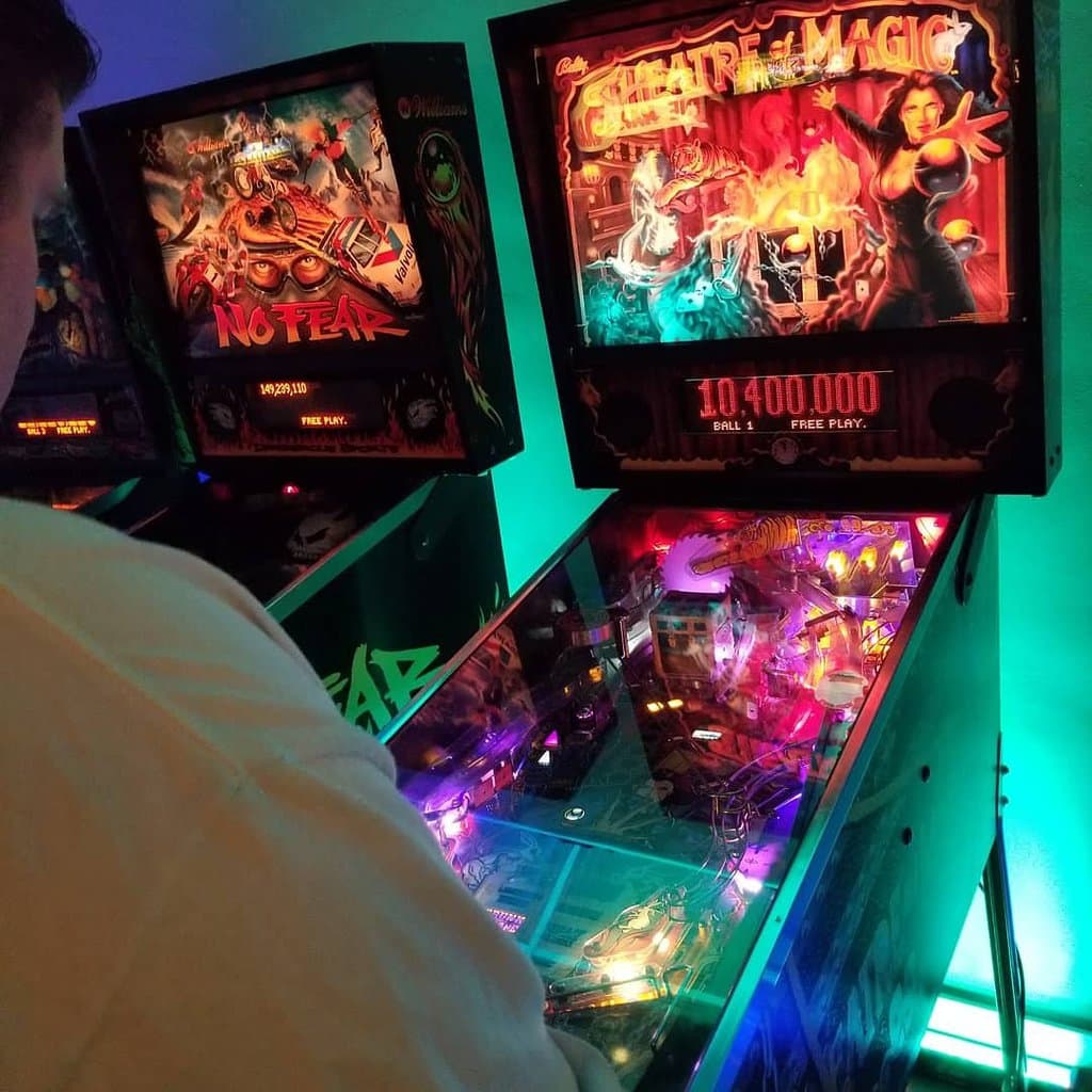 Had a blast at the NEON RETRO ARCADE in Pasadena for my husbands birthday.