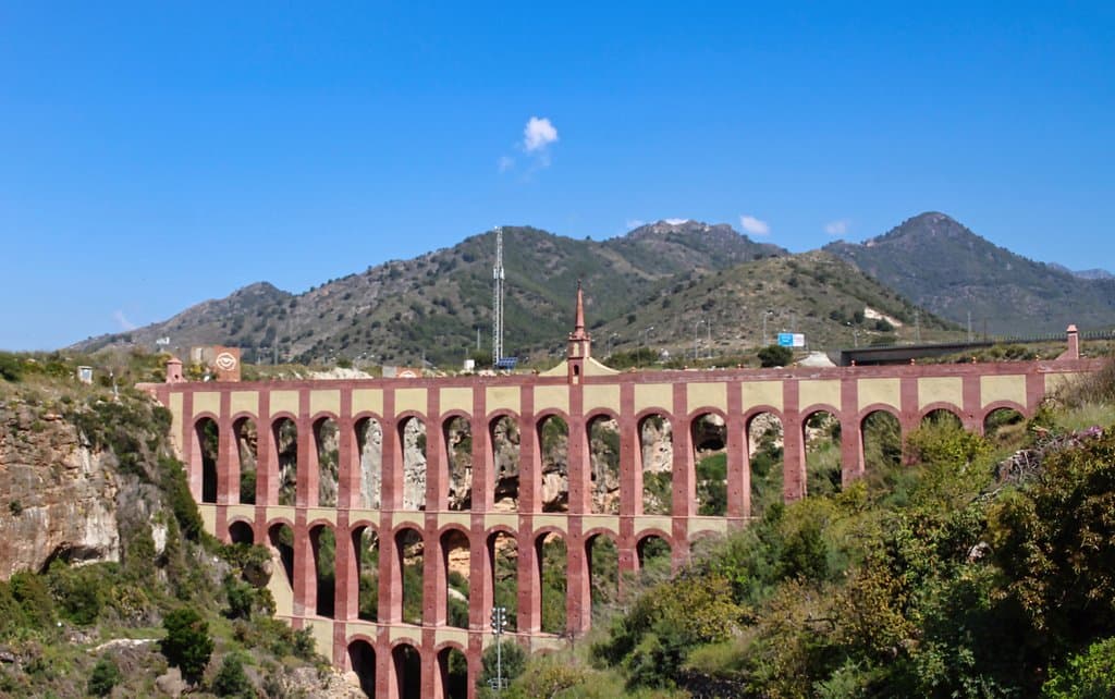 View of the aqueduct from the Cave Train