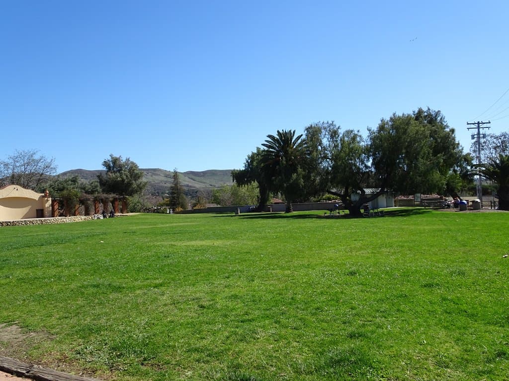 Great place to throw a frisbee or football