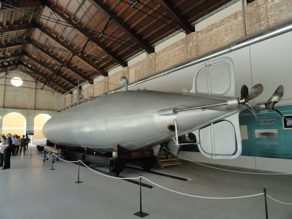 Proto Type SubmarineDesigned By Isaac Peral On Display