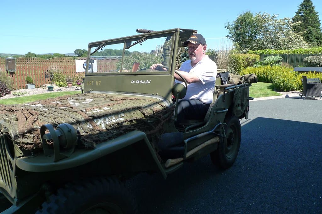 1945 FORD GPW JEEP ON DISPLAY