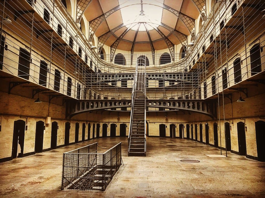 Inside the prison!