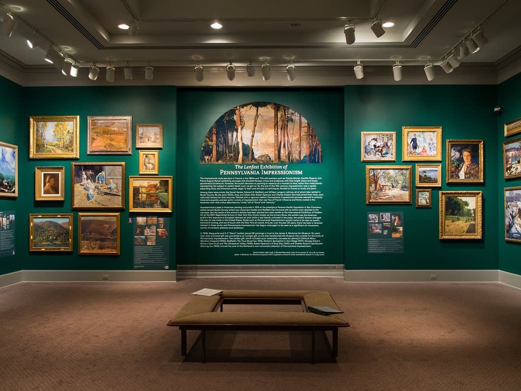 The Byers Gallery holds our spectacular permanent collection of Pennsylvania Impressionism.