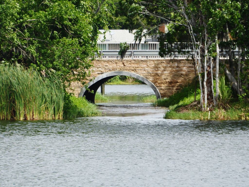 bridge across the way on Hammock Lane