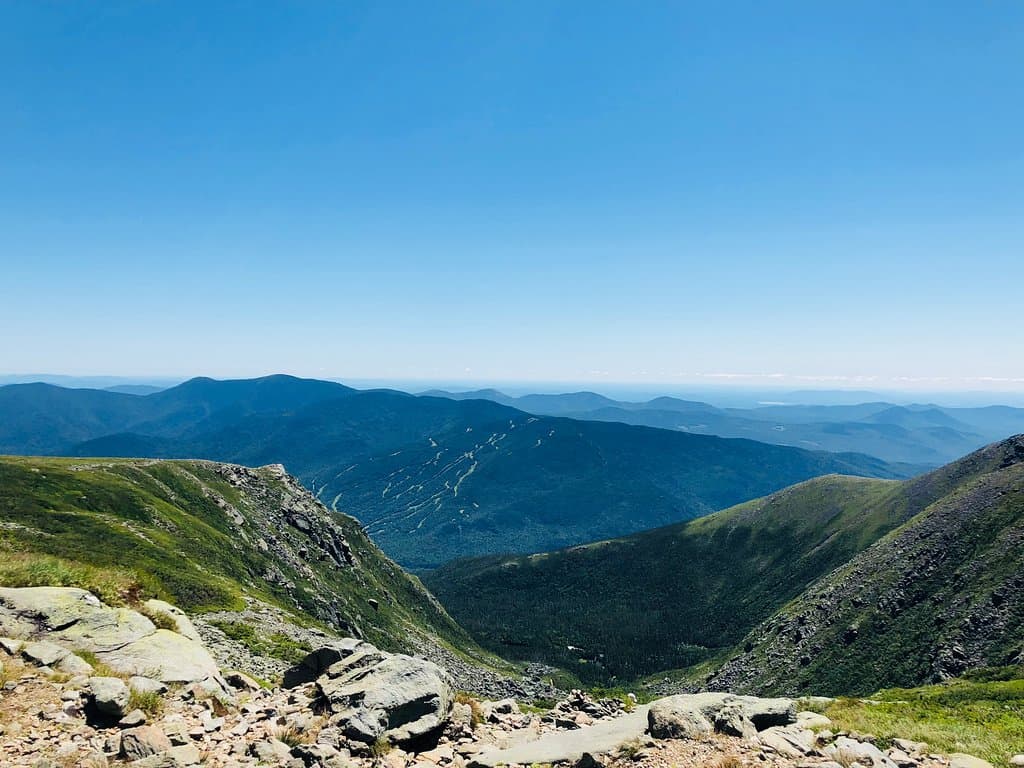 View from the point of distance 0.6 miles to the Summit