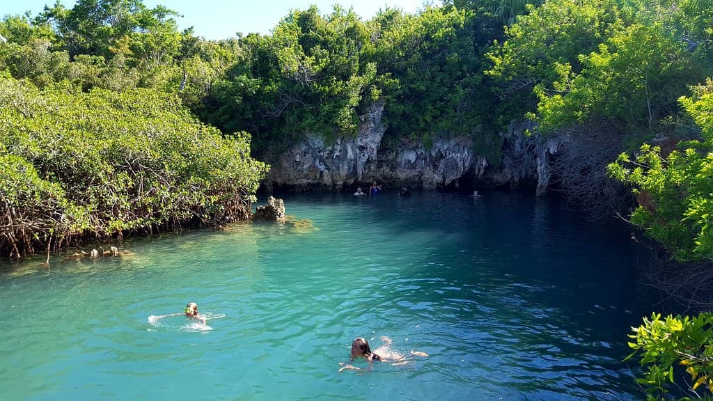 The Blue Hole Lagoon