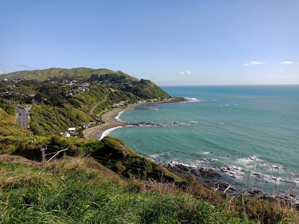 Pukerua Bay, about 1.5km along the track