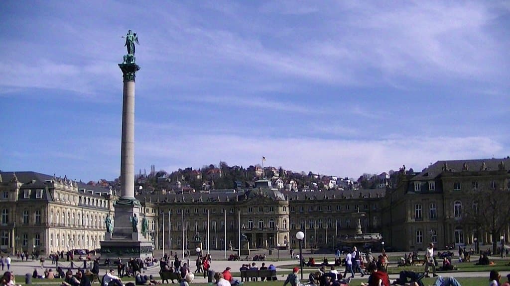 El centro de Stuttgart