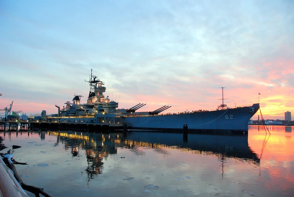 Tour our nation's largest battleship, now a museum on the Camden Waterfront, NJ