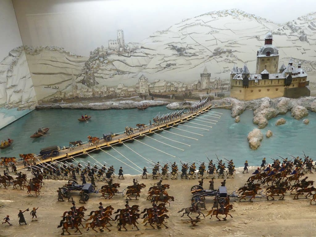Maqueta de la rendición de las tropas napoleónicas