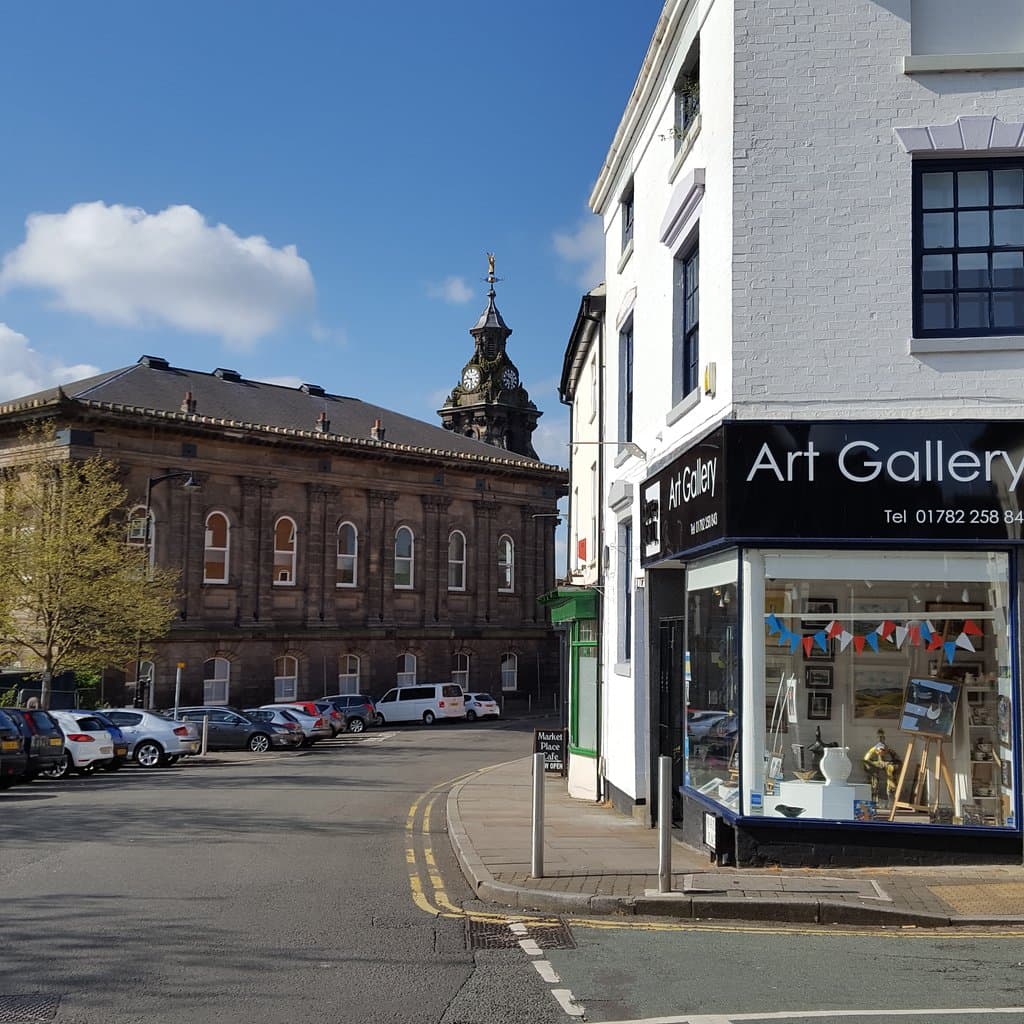 Barewall Art Gallery are based in a Beautiful town location with on street parking opposite.