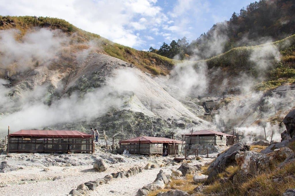 玉川温泉岩盤浴テント