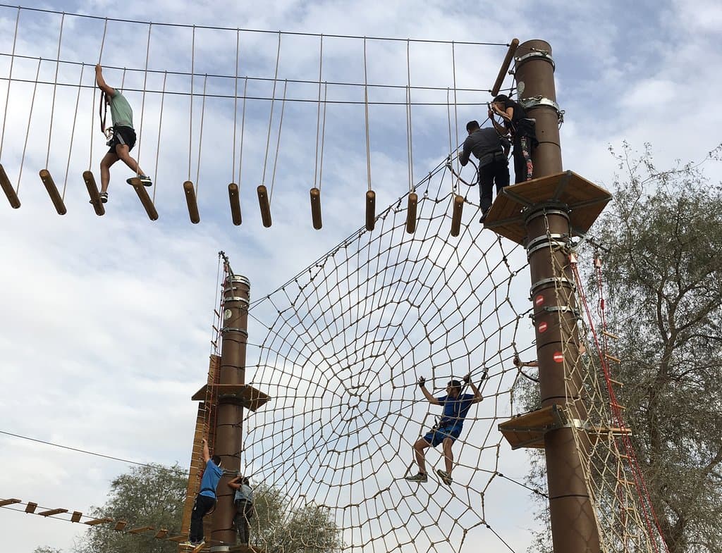 Aventura-Extreme Spiderweb crossing