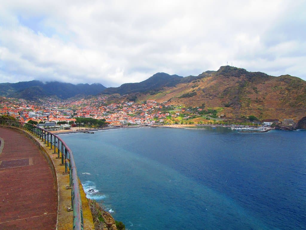 Veduta della baia di Machico
