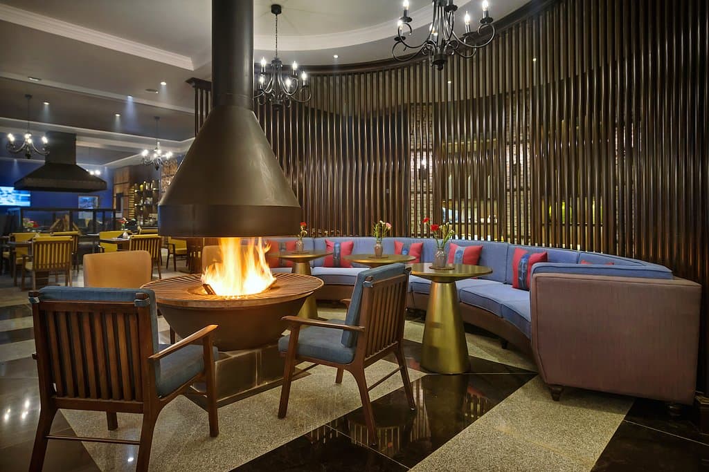 Fire place @Aira Sapa restaurant