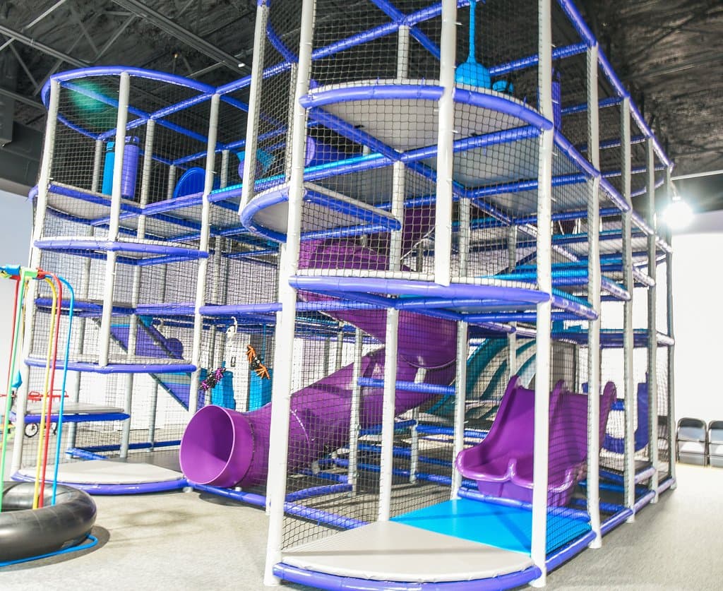 Hours of fun for the kids at our indoor playground