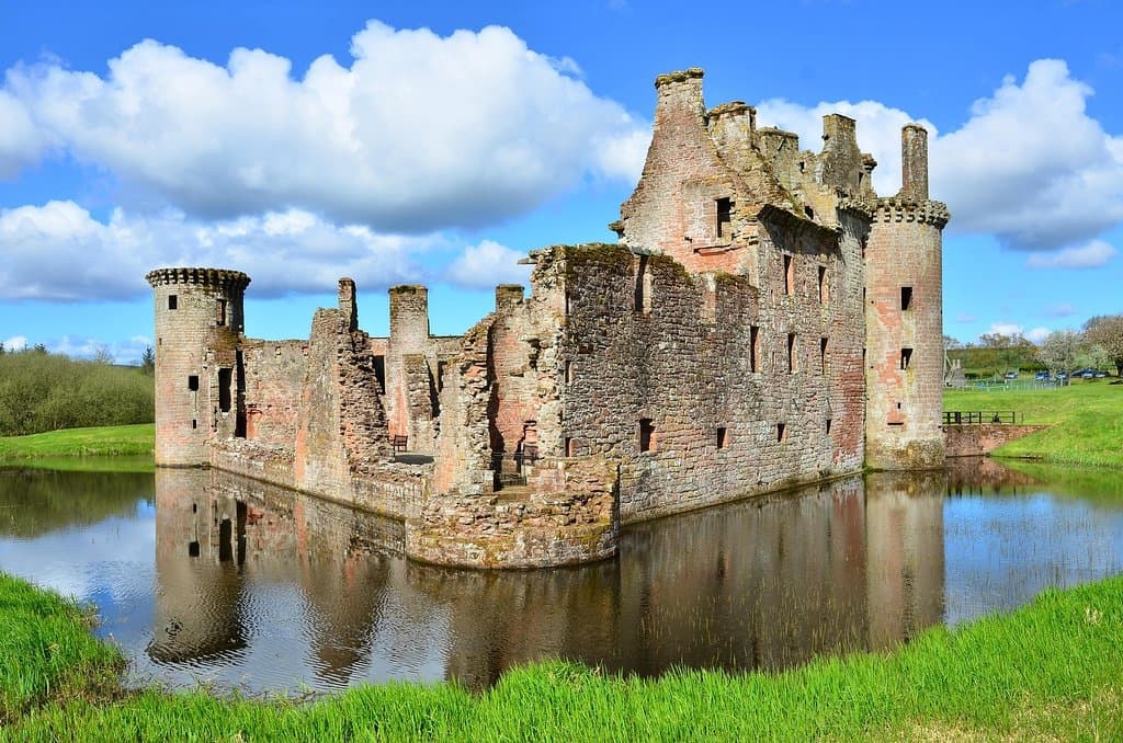 Caerlaverock Castle,Scottish Borders.